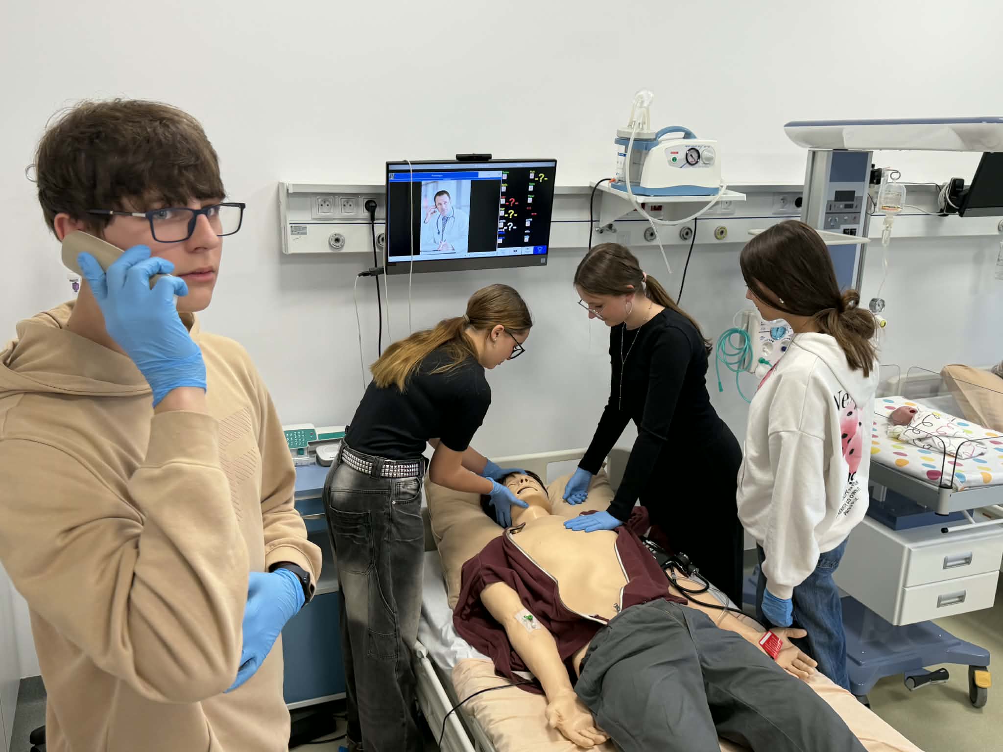 Zajęcia w Monoprofilowym Centrum Symulacji Medycznej