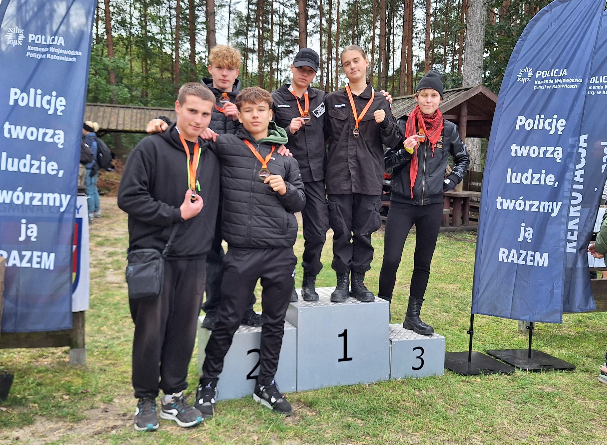 XXII Ogólnopolskim biegu przełajowy policji im. Grzegorza Załogi