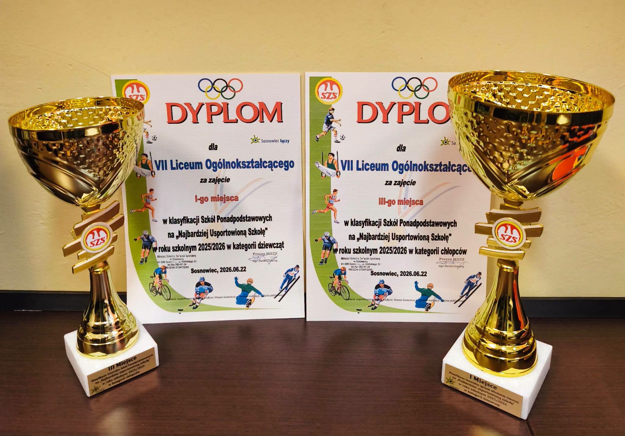 Sosnowiecka Gala Mistrzów – gratulacje dla naszych sportowców.